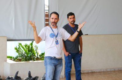 Prefeitura leva oficina ambiental à catequese da Paróquia Nossa Senhora Aparecida
