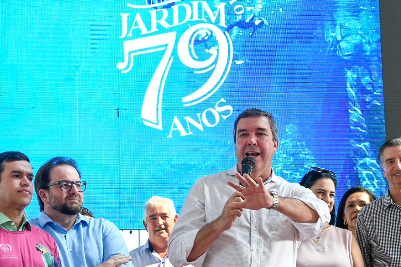 Na comemoração dos 79 anos de Jardim, Governo de MS reforça parceria e faz entregas para educação Na comemoração dos 79 anos de Jardim, Governo de MS reforça parceria e faz entregas para educação