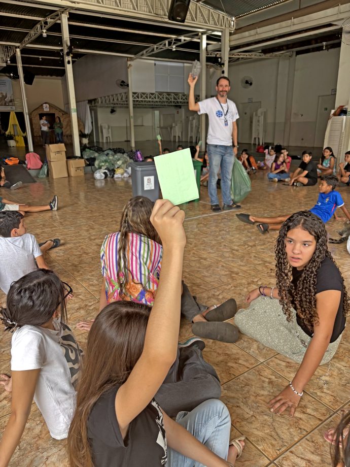 Prefeitura realiza nova oficina ambiental para crianças da catequese da Paróquia Nossa Senhora Aparecida Prefeitura realiza nova oficina ambiental para crianças da catequese da Paróquia Nossa Senhora Aparecida