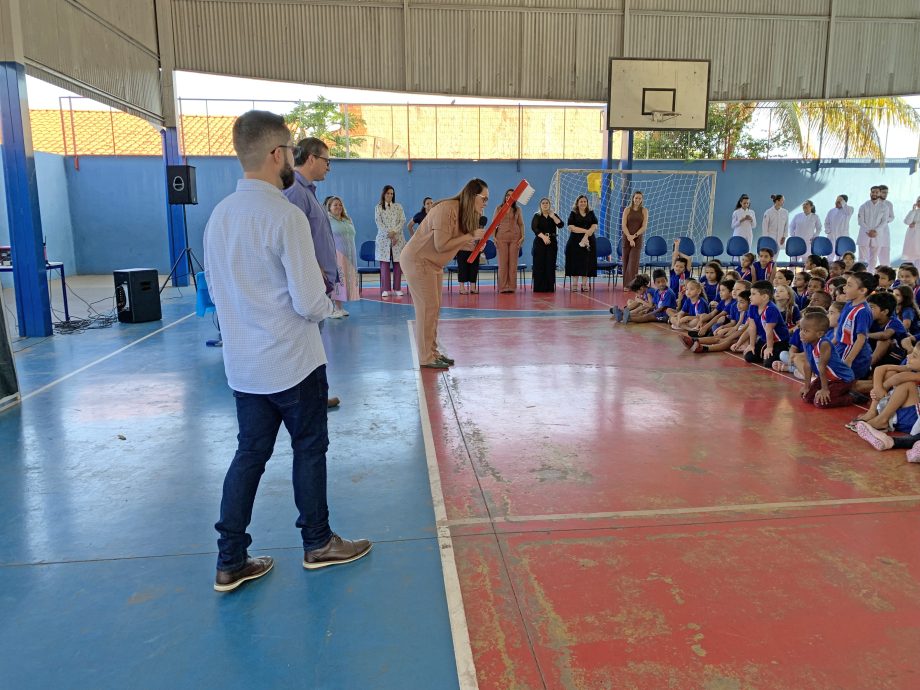 SMS realiza 1ª ação de Educação em Saúde Bucal na Escola Ramez Tebet SMS realiza 1ª ação de Educação em Saúde Bucal na Escola Ramez Tebet