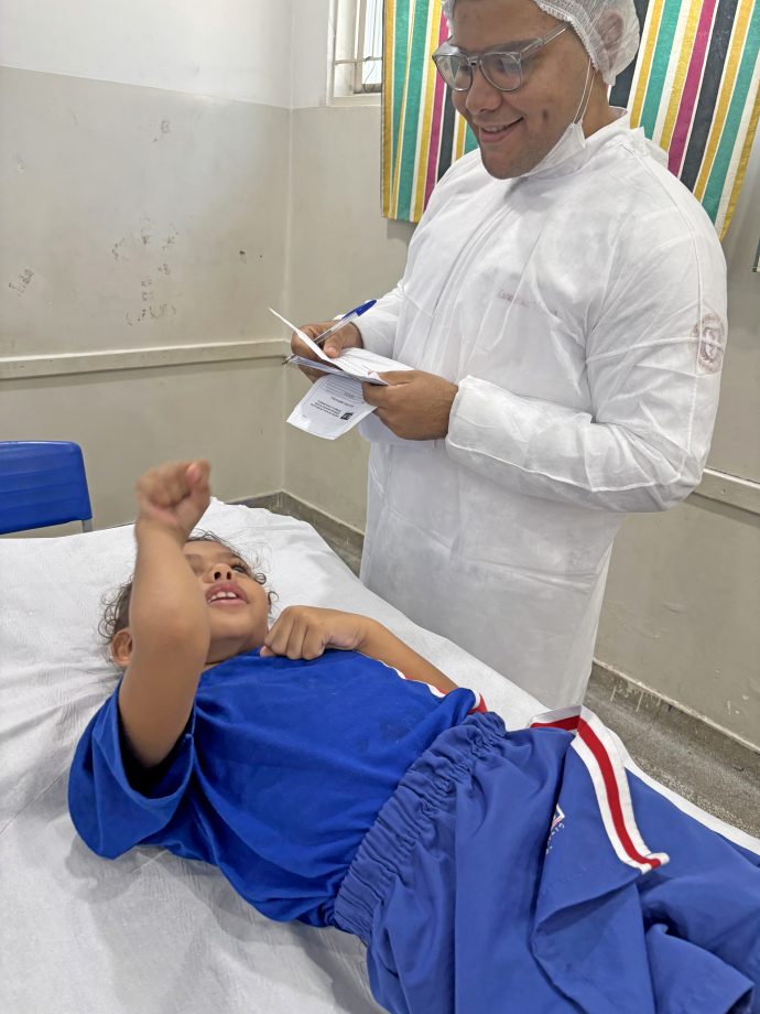 SMS realiza 1ª ação de Educação em Saúde Bucal na Escola Ramez Tebet SMS realiza 1ª ação de Educação em Saúde Bucal na Escola Ramez Tebet