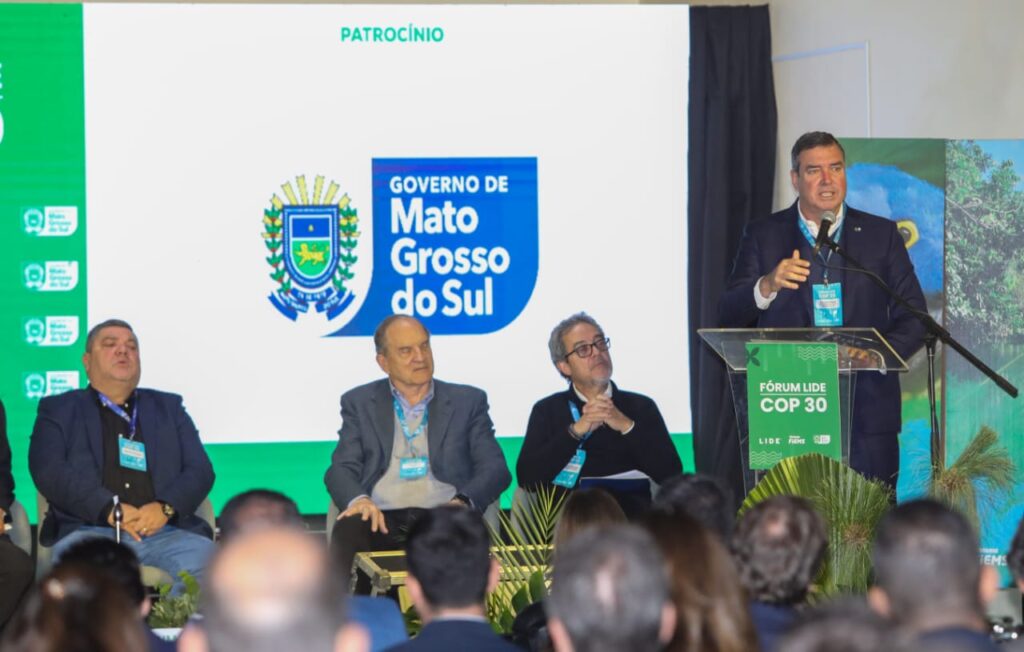 Desenvolvimento e sustentabilidade: MS é destaque e exemplo no Fórum LIDE COP 30 Desenvolvimento e sustentabilidade: MS é destaque e exemplo no Fórum LIDE COP 30