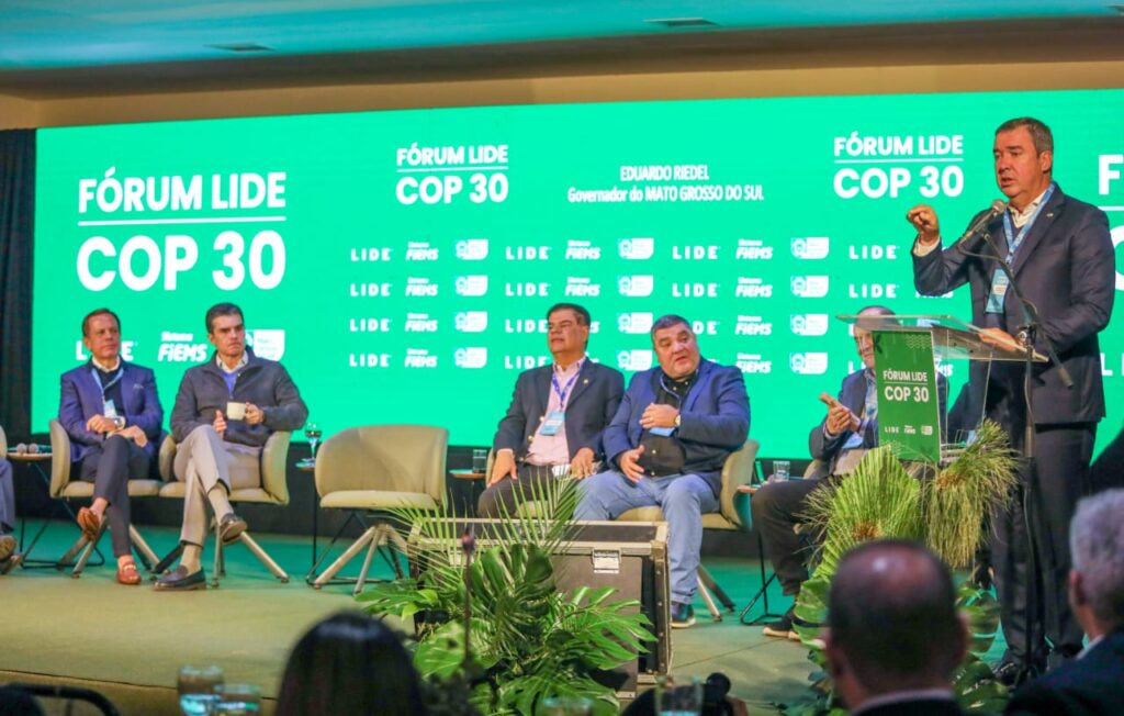 Desenvolvimento e sustentabilidade: MS é destaque e exemplo no Fórum LIDE COP 30 Desenvolvimento e sustentabilidade: MS é destaque e exemplo no Fórum LIDE COP 30