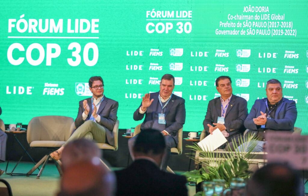 Desenvolvimento e sustentabilidade: MS é destaque e exemplo no Fórum LIDE COP 30 Desenvolvimento e sustentabilidade: MS é destaque e exemplo no Fórum LIDE COP 30