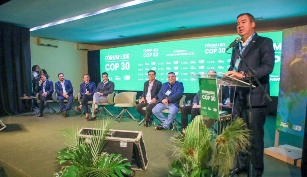 Desenvolvimento e sustentabilidade: MS é destaque e exemplo no Fórum LIDE COP 30 Desenvolvimento e sustentabilidade: MS é destaque e exemplo no Fórum LIDE COP 30