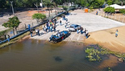 Prefeito Dr. Cassiano Maia inaugura rampa de descida de barcos no Balneário Municipal e anuncia gratuidade no uso Prefeito Dr. Cassiano Maia inaugura rampa de descida de barcos no Balneário Municipal e anuncia gratuidade no uso