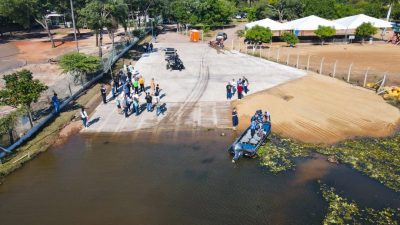 Prefeito Dr. Cassiano Maia inaugura rampa de descida de barcos no Balneário Municipal e anuncia gratuidade no uso Prefeito Dr. Cassiano Maia inaugura rampa de descida de barcos no Balneário Municipal e anuncia gratuidade no uso