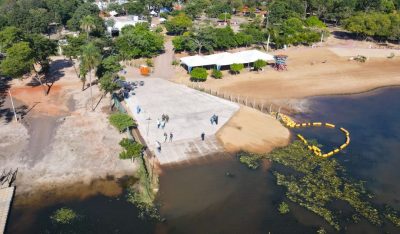Prefeito Dr. Cassiano Maia inaugura rampa de descida de barcos no Balneário Municipal e anuncia gratuidade no uso Prefeito Dr. Cassiano Maia inaugura rampa de descida de barcos no Balneário Municipal e anuncia gratuidade no uso