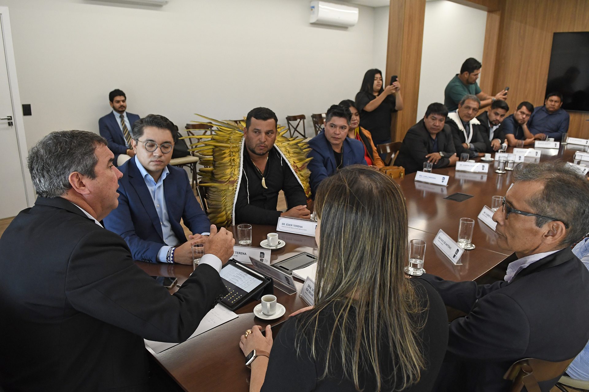 Projetos e avanços nas comunidades indígenas são destacados em encontro com lideranças de MS Projetos e avanços nas comunidades indígenas são destacados em encontro com lideranças de MS