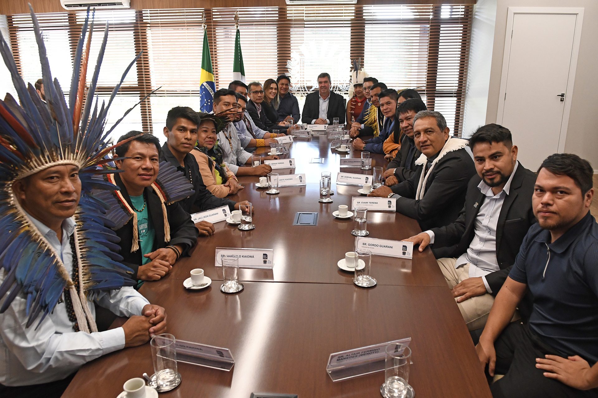 Projetos e avanços nas comunidades indígenas são destacados em encontro com lideranças de MS Projetos e avanços nas comunidades indígenas são destacados em encontro com lideranças de MS
