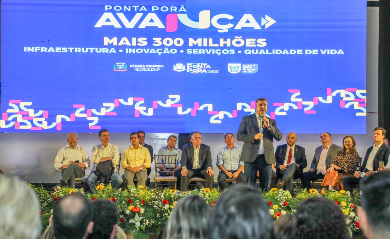 Com apoio do Governo de MS, Ponta Porã avança em infraestrutura, saúde, educação, sustentabilidade e inclusão Com apoio do Governo de MS, Ponta Porã avança em infraestrutura, saúde, educação, sustentabilidade e inclusão