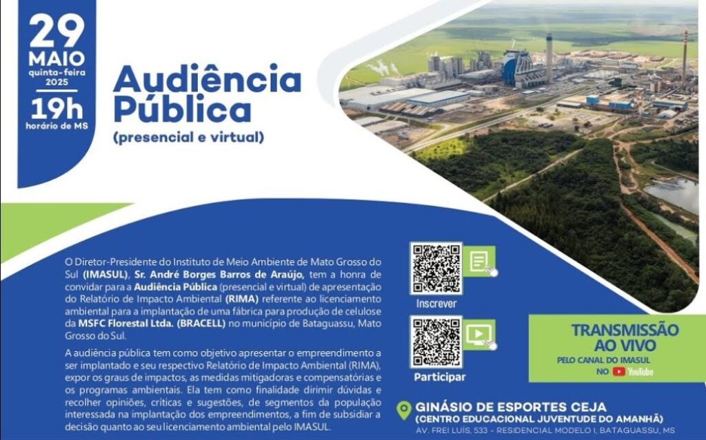 Nova fábrica da Bracell vai transformar Bataguassu: cidade se prepara para salto econômico e populacional Nova fábrica da Bracell vai transformar Bataguassu: cidade se prepara para salto econômico e populacional