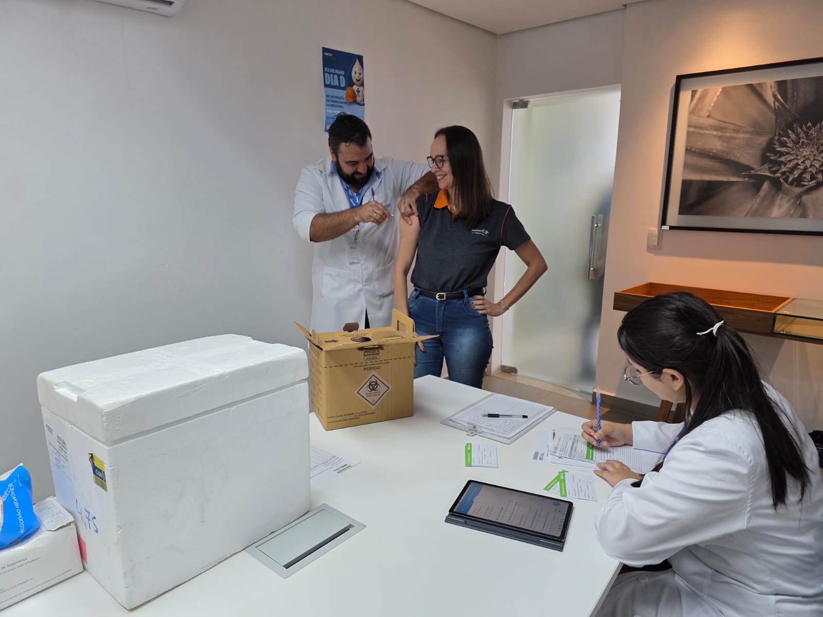 Sesi-MS participa de mobilização nacional para imunizar trabalhadores Sesi-MS participa de mobilização nacional para imunizar trabalhadores