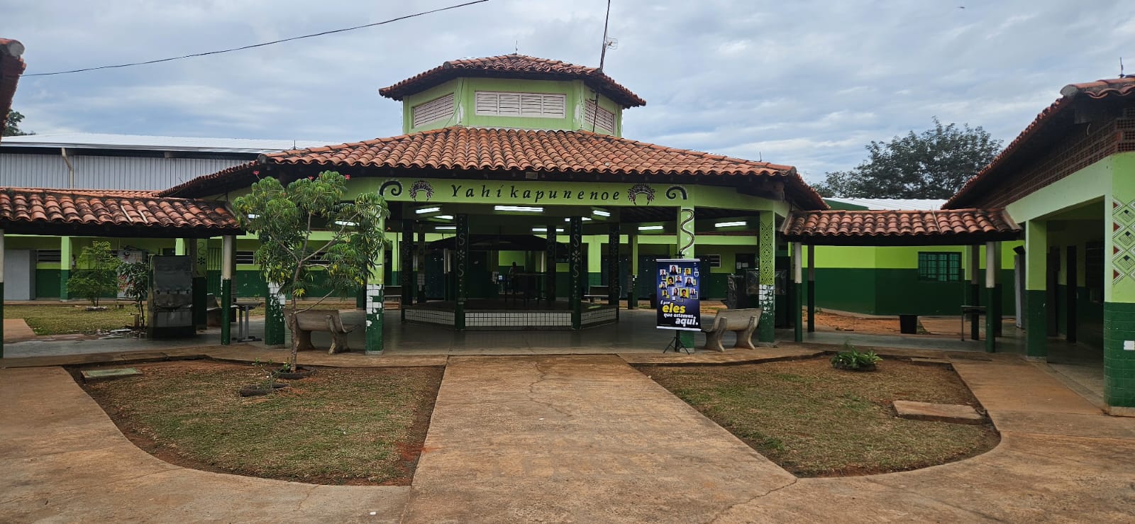 Escola indígena na Aldeia Lagoinha tem melhoria da estrutura física para atender alunos e valorizar cultura Escola indígena na Aldeia Lagoinha tem melhoria da estrutura física para atender alunos e valorizar cultura