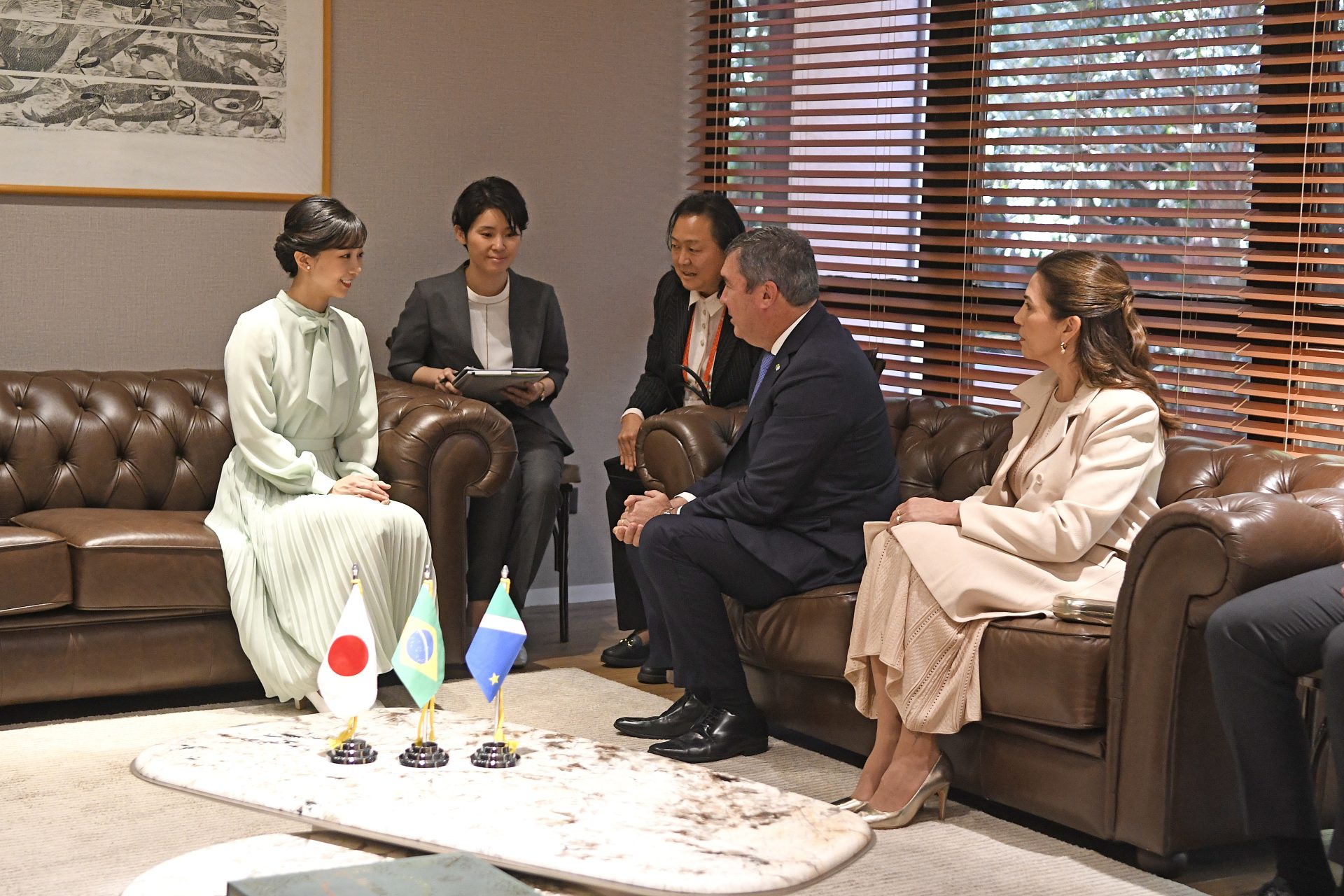 130 anos de relações diplomáticas: governador e princesa do Japão estreitam laços em visita a MS 130 anos de relações diplomáticas: governador e princesa do Japão estreitam laços em visita a MS