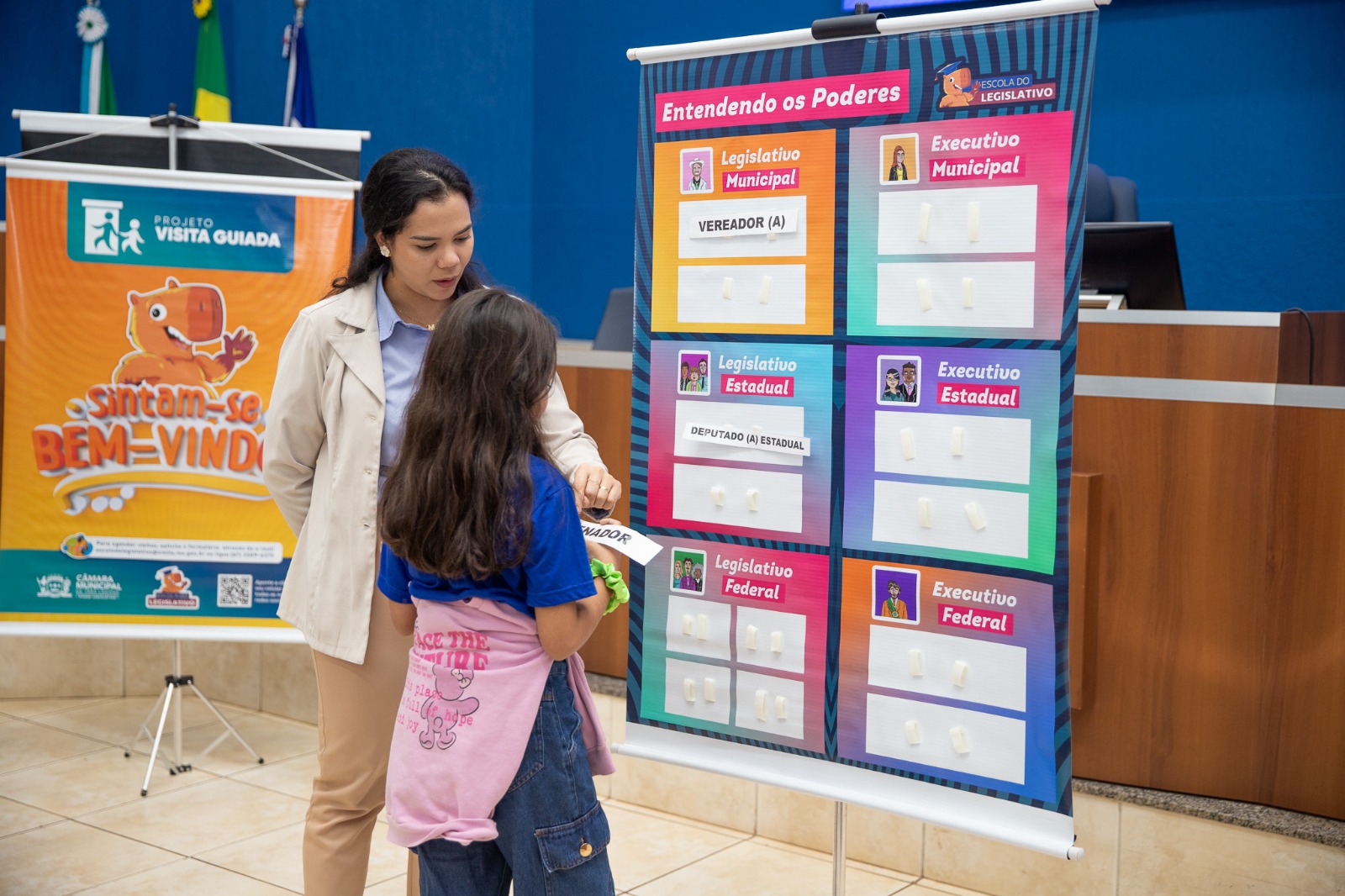Estudantes do 5º ano da Gentil Montalvão conhecem a Câmara e vereadores Estudantes do 5º ano da Gentil Montalvão conhecem a Câmara e vereadores