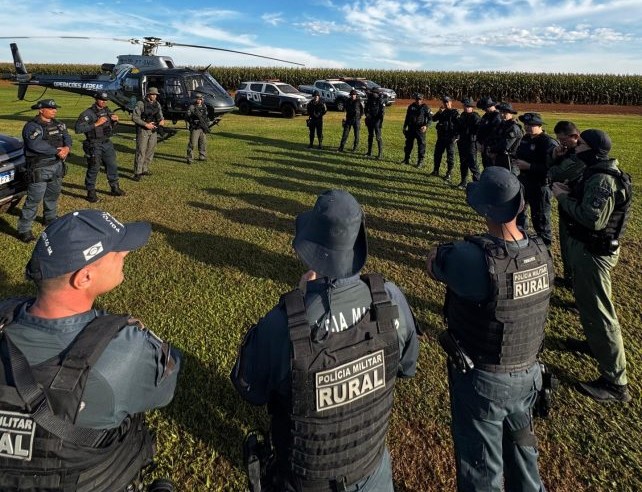 PM de MS divulga resultados da Operação Falcão, desenvolvida nas áreas rurais do Estado PM de MS divulga resultados da Operação Falcão, desenvolvida nas áreas rurais do Estado