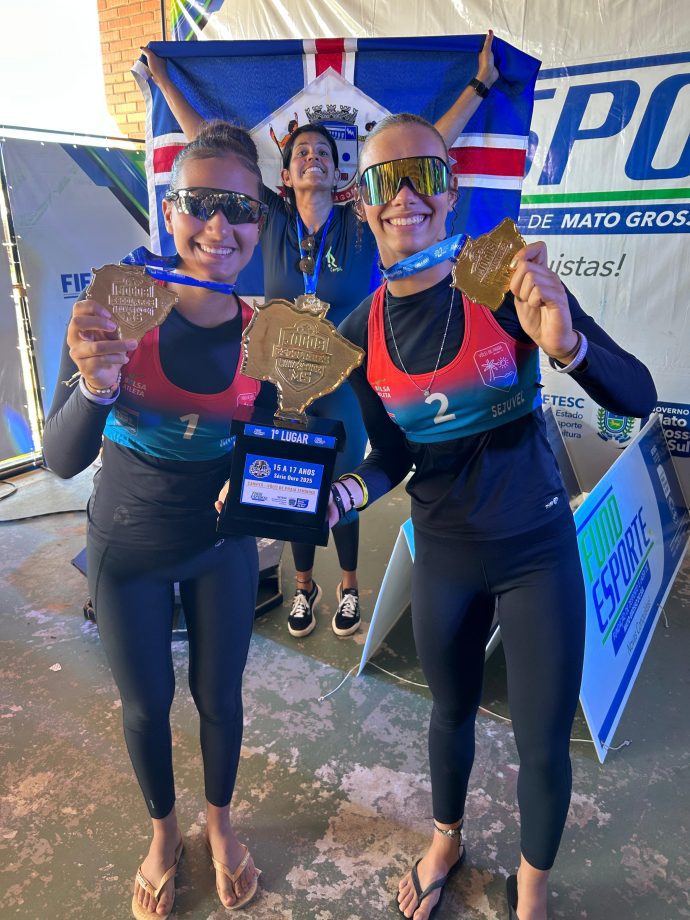 TL celebra título no vôlei de praia feminino e encerramento vitorioso dos Jogos Escolares da Juventude de MS TL celebra título no vôlei de praia feminino e encerramento vitorioso dos Jogos Escolares da Juventude de MS
