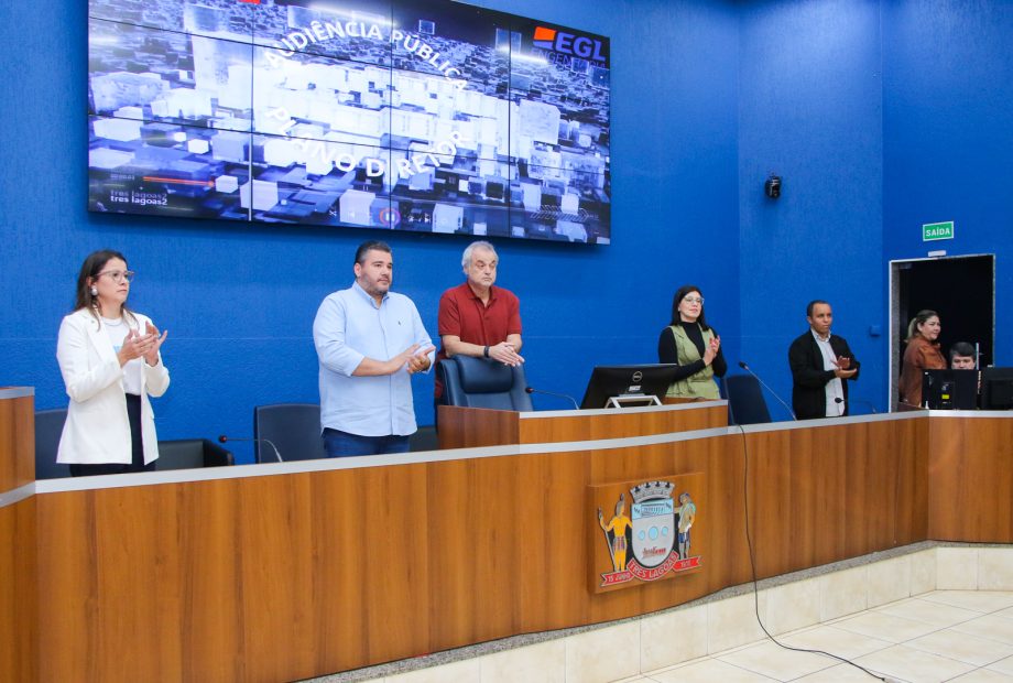 Líderes políticos ouvem população em Audiência Pública de Revisão do Plano Diretor de Três Lagoas Líderes políticos ouvem população em Audiência Pública de Revisão do Plano Diretor de Três Lagoas