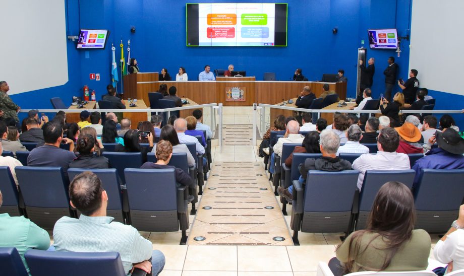Líderes políticos ouvem população em Audiência Pública de Revisão do Plano Diretor de Três Lagoas Líderes políticos ouvem população em Audiência Pública de Revisão do Plano Diretor de Três Lagoas
