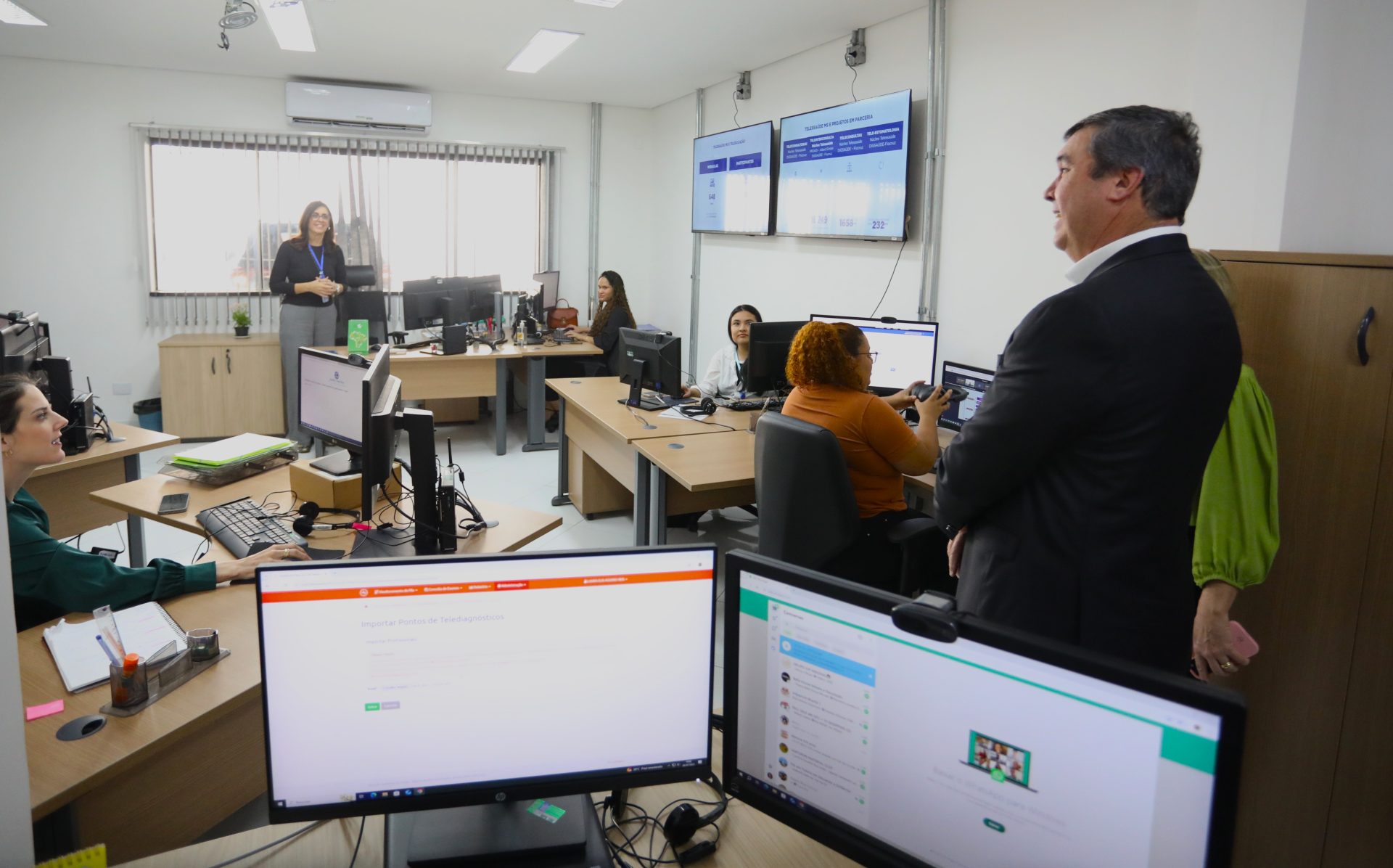 Com nova arquitetura de regionalização, saúde digital é fortalecida para pacientes de todo o MS Com nova arquitetura de regionalização, saúde digital é fortalecida para pacientes de todo o MS