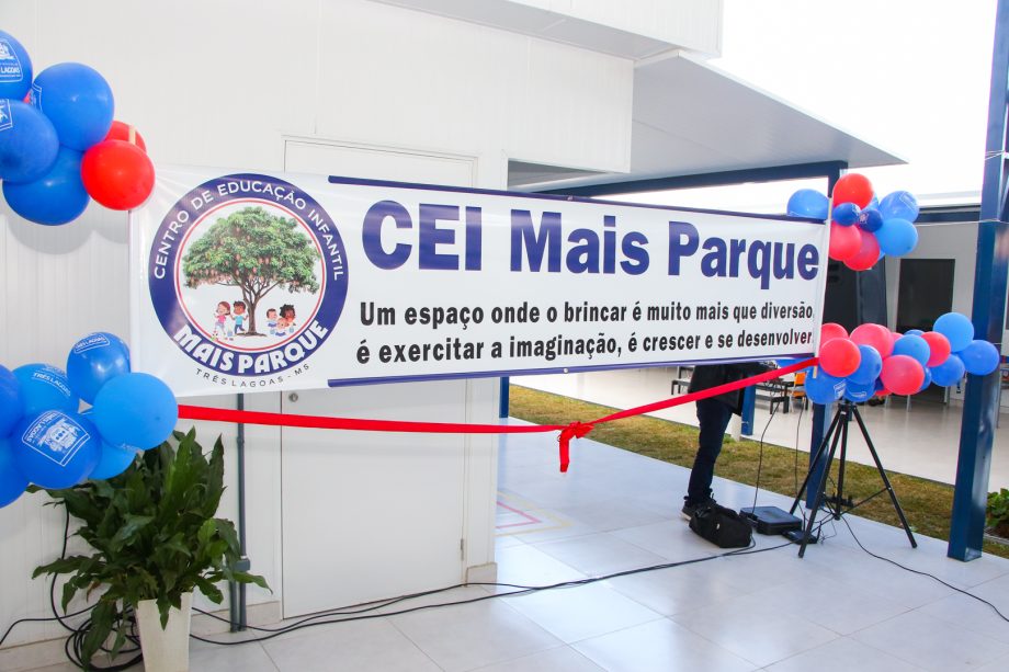 Três Lagoas inaugura CEI Mais Parque com estrutura inovadora e atendimento integral; unidade está com matrículas abertas Três Lagoas inaugura CEI Mais Parque com estrutura inovadora e atendimento integral; unidade está com matrículas abertas