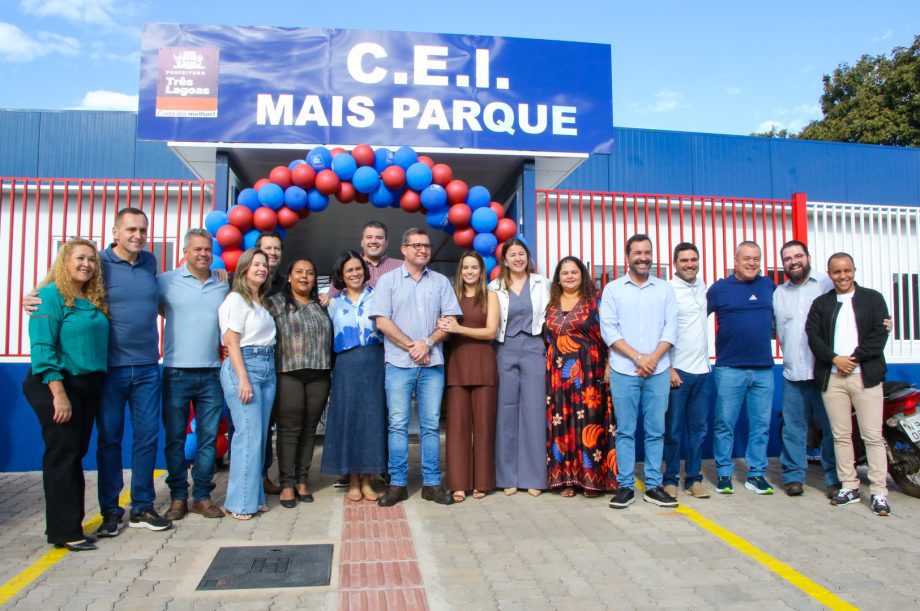 Três Lagoas inaugura CEI Mais Parque com estrutura inovadora e atendimento integral; unidade está com matrículas abertas Três Lagoas inaugura CEI Mais Parque com estrutura inovadora e atendimento integral; unidade está com matrículas abertas