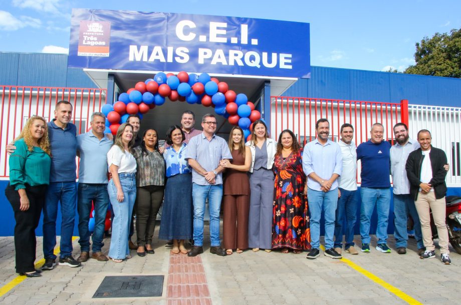 Três Lagoas inaugura CEI Mais Parque com estrutura inovadora e atendimento integral; unidade está com matrículas abertas Três Lagoas inaugura CEI Mais Parque com estrutura inovadora e atendimento integral; unidade está com matrículas abertas