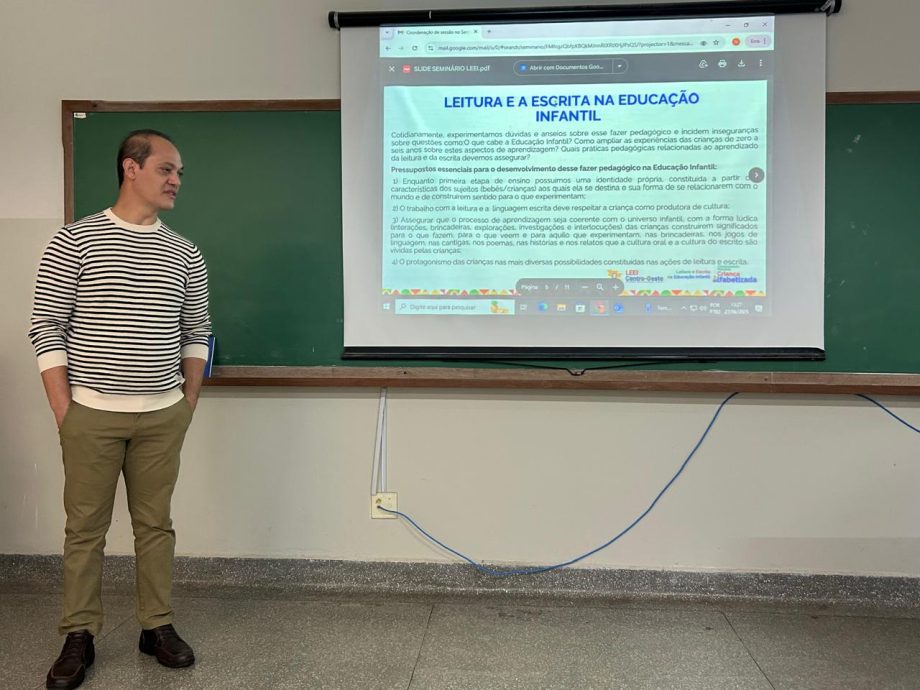 Formadores de TL participam do Seminário do Projeto Leitura e Escrita na Educação Infantil da Região Centro-Oeste Formadores de TL participam do Seminário do Projeto Leitura e Escrita na Educação Infantil da Região Centro-Oeste