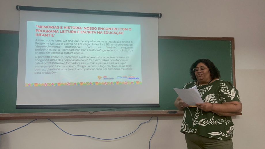 Formadores de TL participam do Seminário do Projeto Leitura e Escrita na Educação Infantil da Região Centro-Oeste Formadores de TL participam do Seminário do Projeto Leitura e Escrita na Educação Infantil da Região Centro-Oeste