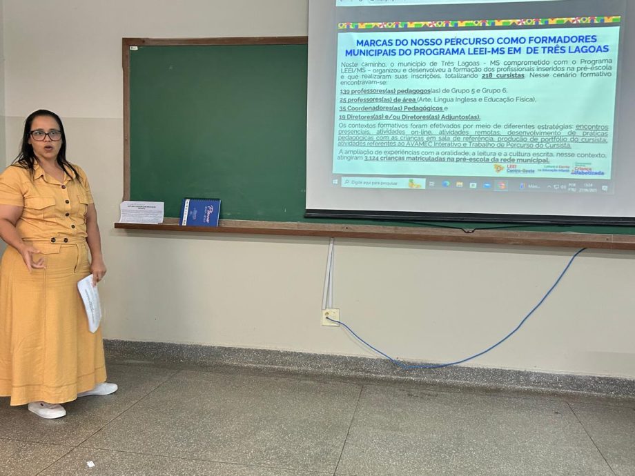 Formadores de TL participam do Seminário do Projeto Leitura e Escrita na Educação Infantil da Região Centro-Oeste Formadores de TL participam do Seminário do Projeto Leitura e Escrita na Educação Infantil da Região Centro-Oeste