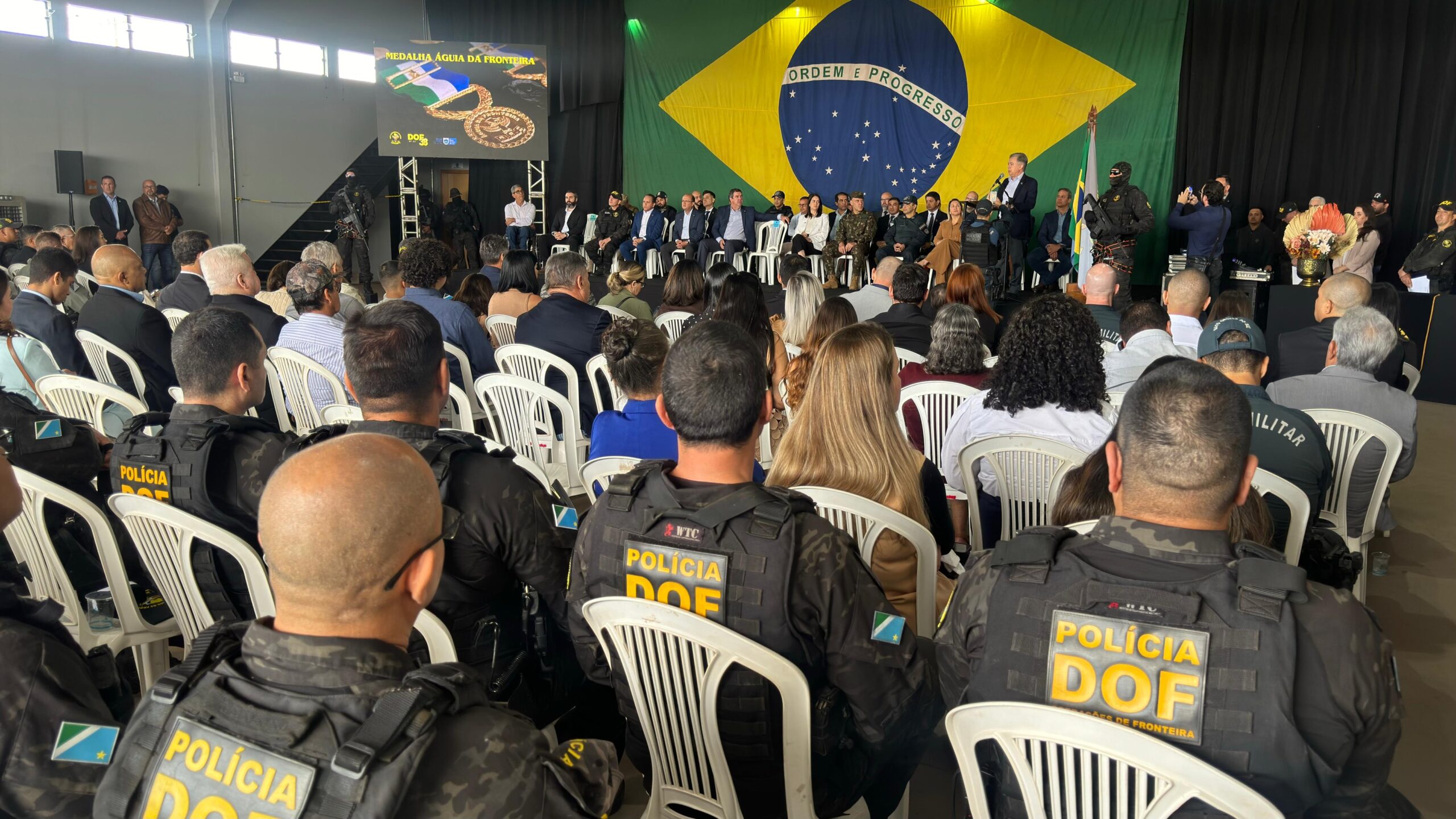 DOF realiza entrega da medalha Águia da Fronteira a 32 agraciados