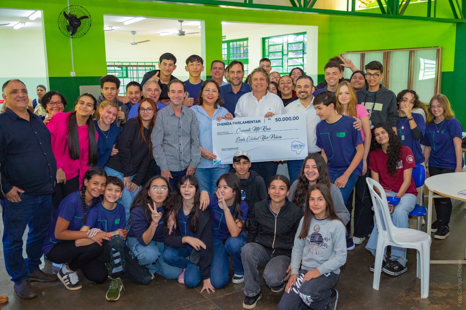Caravina entrega recursos e reforça compromisso com saúde e educação em Nova Andradina Caravina entrega recursos e reforça compromisso com saúde e educação em Nova Andradina
