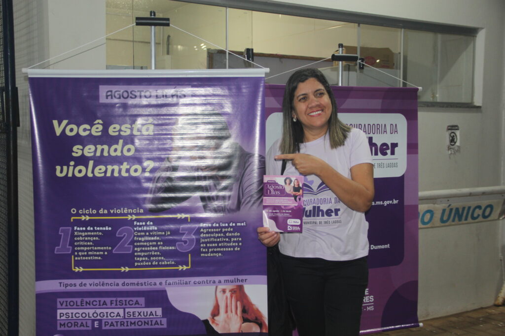 Mobilização marca início da Campanha ‘Agosto Lilás’ em Três Lagoas Mobilização marca início da Campanha ‘Agosto Lilás’ em Três Lagoas