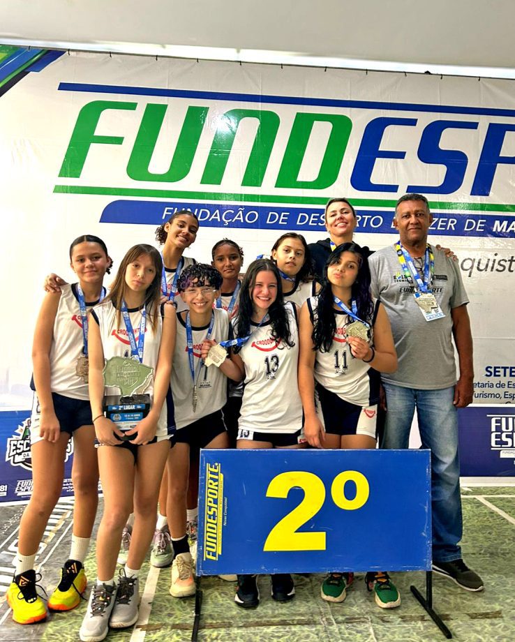 Três Lagoas encerra participação no Bloco III dos Jogos Escolares MS com vice no basquetebol feminino