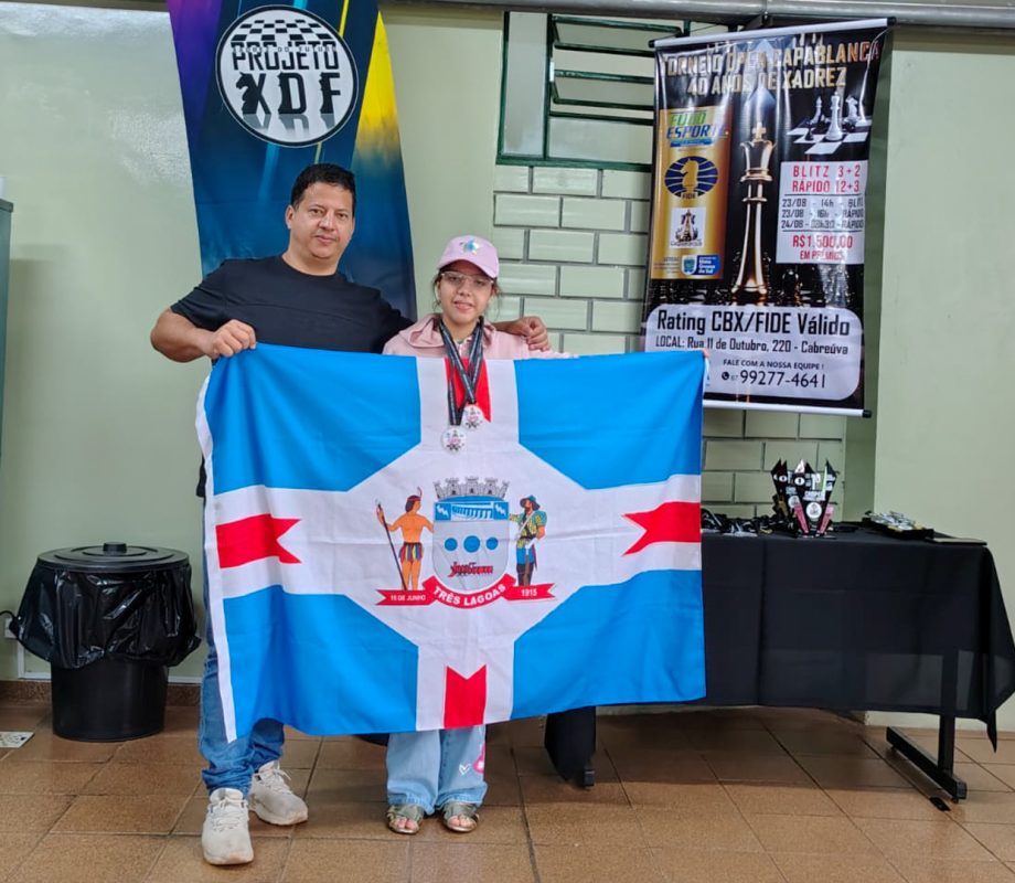 Três Lagoas conquista títulos no 1º Torneio Open Capablanca de xadrez em Campo Grande