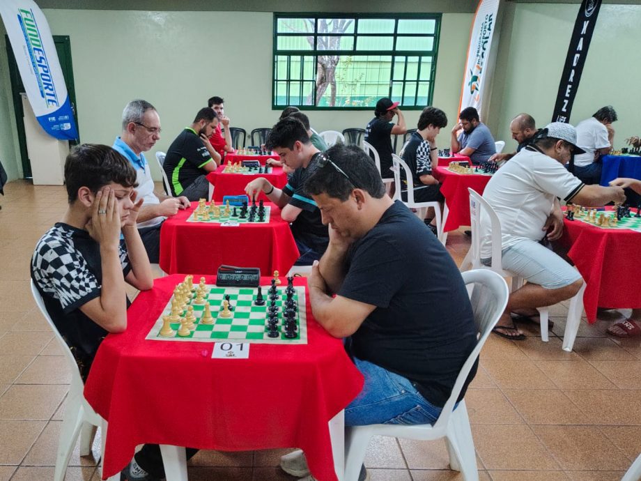 Três Lagoas conquista títulos no 1º Torneio Open Capablanca de xadrez em Campo Grande