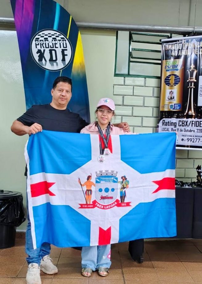 Três Lagoas conquista títulos no 1º Torneio Open Capablanca de xadrez em Campo Grande