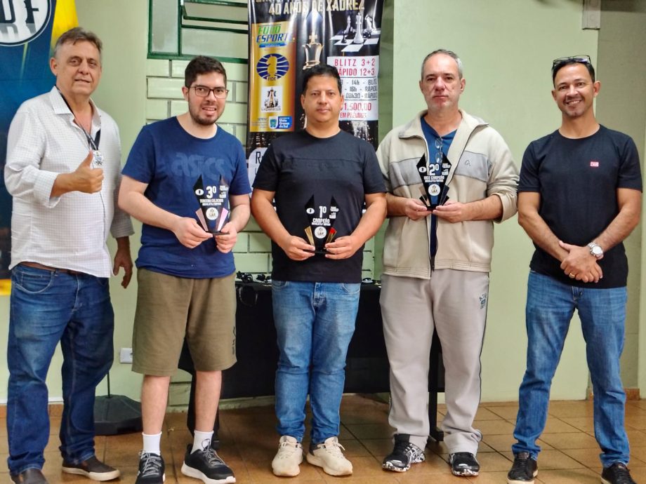 Três Lagoas conquista títulos no 1º Torneio Open Capablanca de xadrez em Campo Grande