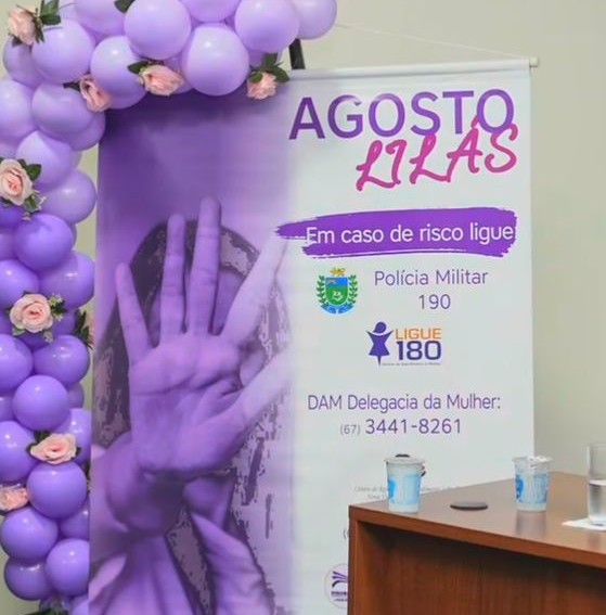 Polícia Civil participa da abertura da campanha Agosto Lilás em Nova Andradina Polícia Civil participa da abertura da campanha Agosto Lilás em Nova Andradina