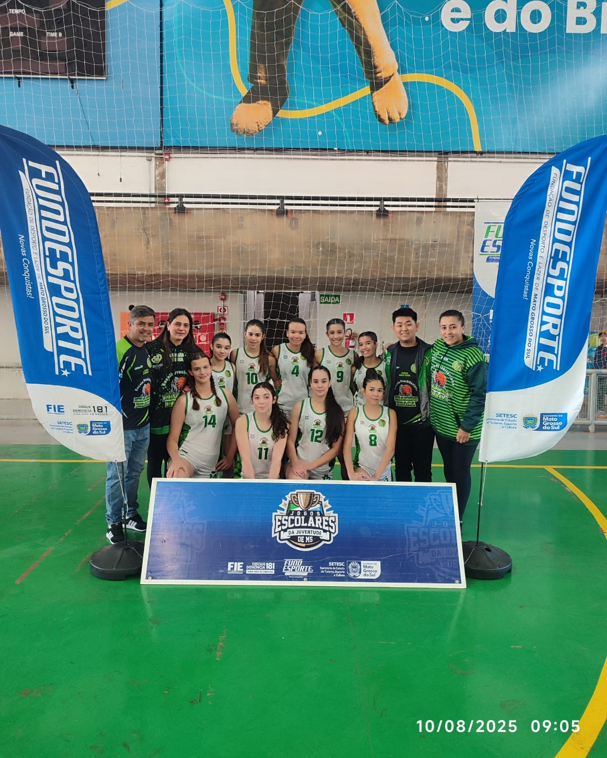 Últimas finais dos Jogos Escolares de MS coroam campeões no basquete, handebol e vôlei de praia