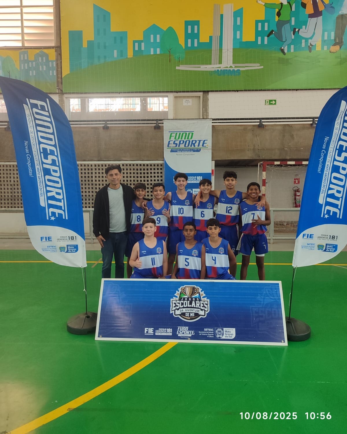 Últimas finais dos Jogos Escolares de MS coroam campeões no basquete, handebol e vôlei de praia