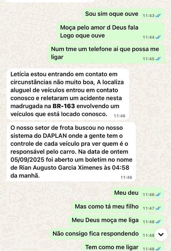 PURA MALDADE: bandidos anunciam falsa morte de filho e mãe entra em desespero em Três Lagoas PURA MALDADE: bandidos anunciam falsa morte de filho e mãe entra em desespero em Três Lagoas