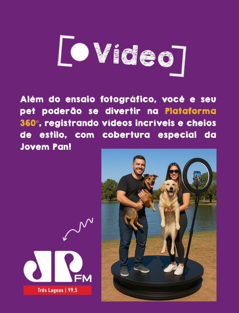 Quer ter um dia incrível e ainda ajudar animais que precisam? Domingo acontece o 2º Pet Day, em Três Lagoas