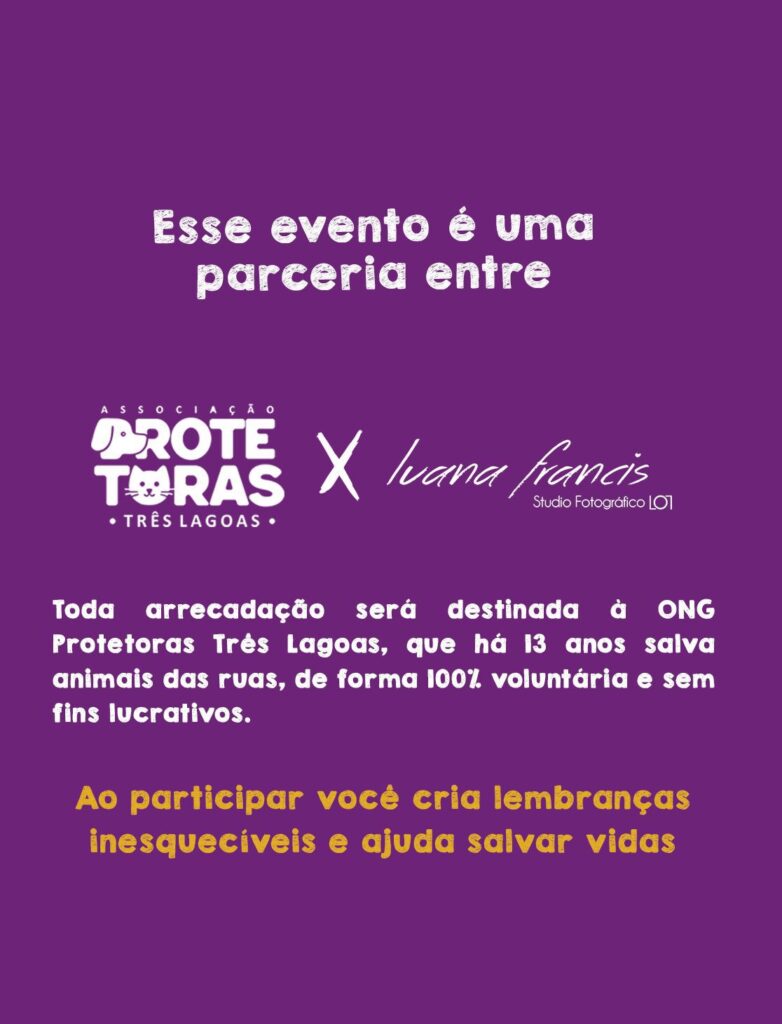 Quer ter um dia incrível e ainda ajudar animais que precisam? Domingo acontece o 2º Pet Day, em Três Lagoas