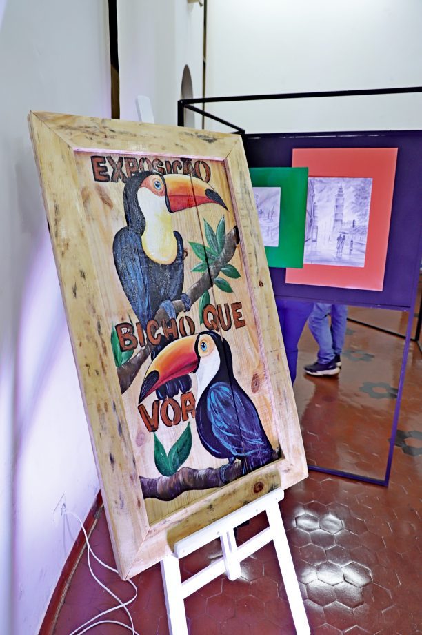Diretoria de Cultura faz abertura oficial da exposição de artes “Bicho que Voa”