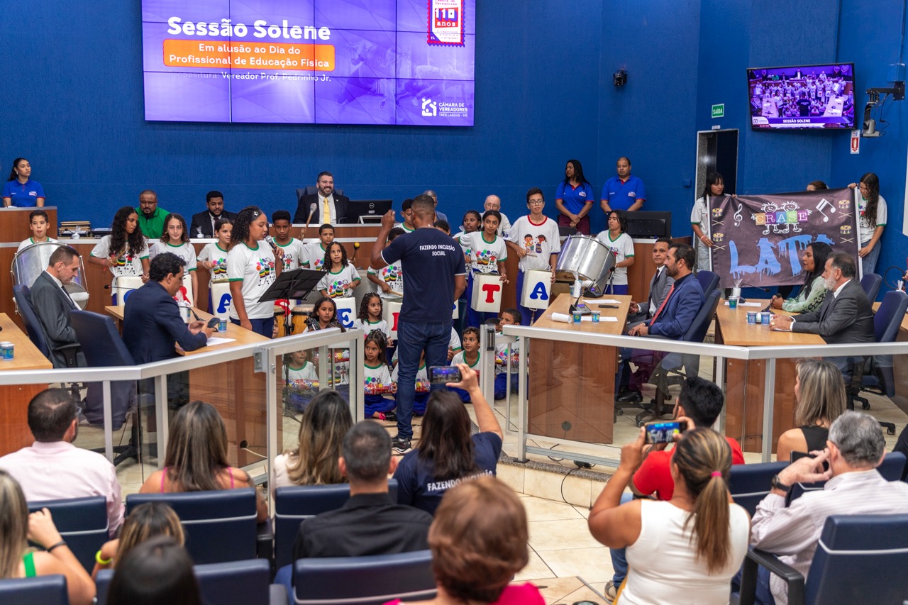 Vereadores realizam sessão solene alusiva ao Dia do Profissional de Educação Física Vereadores realizam sessão solene alusiva ao Dia do Profissional de Educação Física