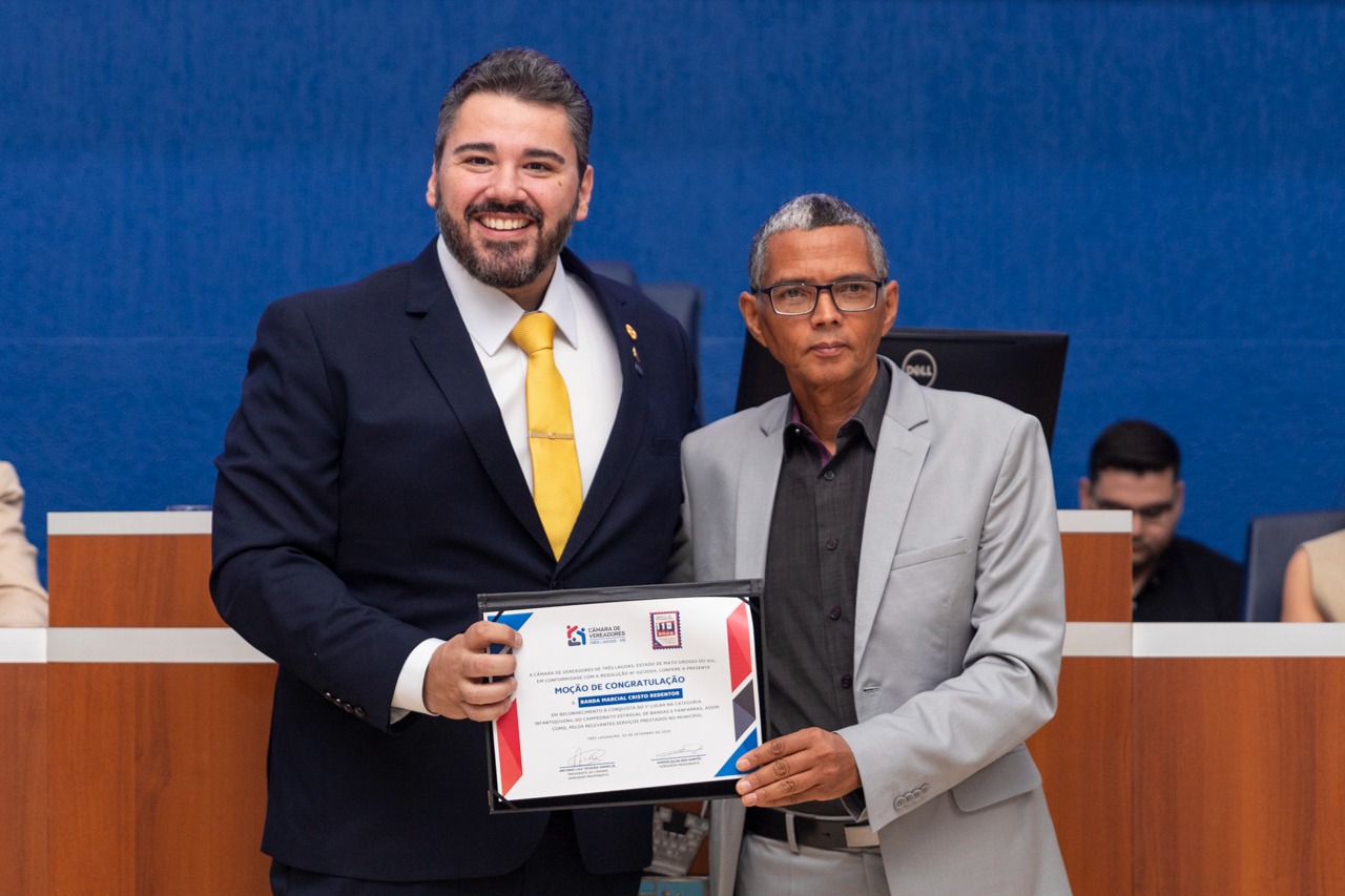 Câmara de Vereadores de Três Lagoas promove solenidade para entrega de títulos e moções