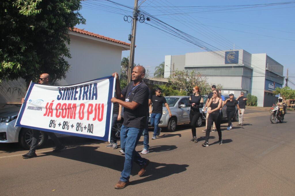 Servidores do Ministério Público da União em Três Lagoas aderem à manifestação nacional por simetria orçamentária