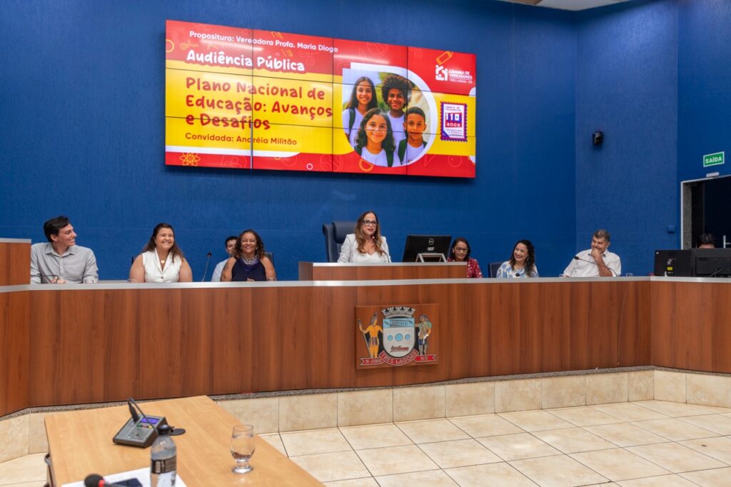 Plano Nacional de Educação é tema de audiência pública na Câmara de Vereadores
